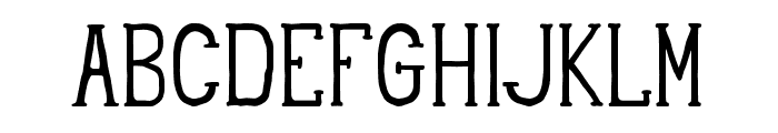 AlphaRoomRegular Font UPPERCASE