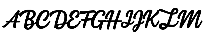 AlphaYerock-Bold Font UPPERCASE
