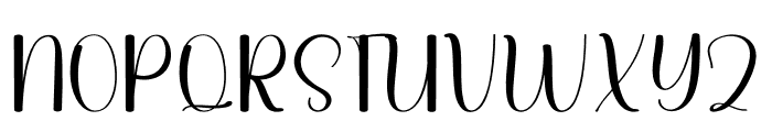 Alphabet Beauty Font UPPERCASE