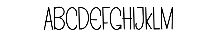 Alphabet Style Font UPPERCASE