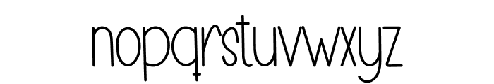 Alphabet Style Font LOWERCASE