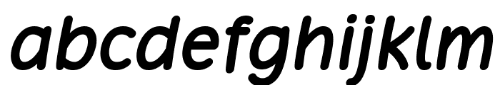 Alphabit Bold Italic Font LOWERCASE