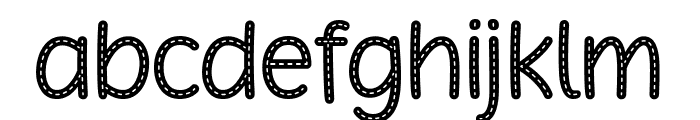 Alphabit Stitched Font LOWERCASE