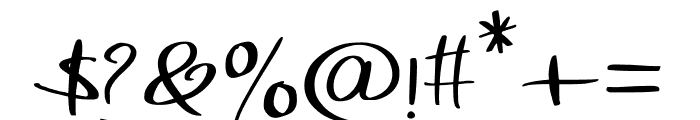 Alphard Font OTHER CHARS