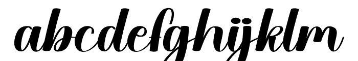 Alphatica Font LOWERCASE