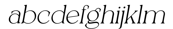 Alpinecia Italic Regular Font LOWERCASE