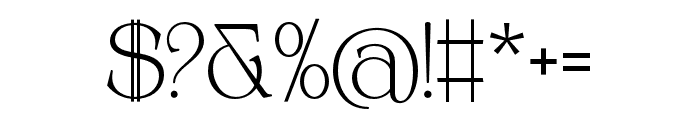Alpinecia Regular Font OTHER CHARS
