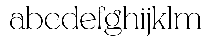 Alpinecia Regular Font LOWERCASE