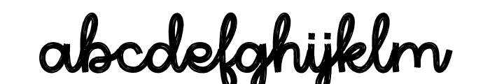 Alpukato-Regular Font LOWERCASE