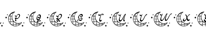 Alqamar Ramadan Monogram Font UPPERCASE