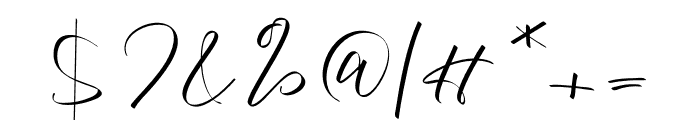 Alsopya Font OTHER CHARS