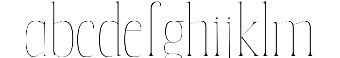Alt Catwalk Thin Font LOWERCASE