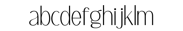 Altaria Miguel Regular Font LOWERCASE