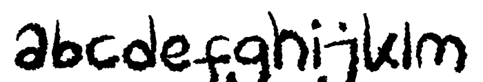 Altarust Font LOWERCASE