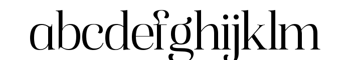 Althafia Display Regular Font LOWERCASE
