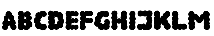 Altocumulus Regular Font UPPERCASE