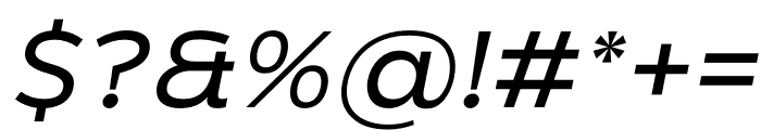 Altura Italic Font OTHER CHARS