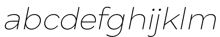 Altura Thin Italic FONT