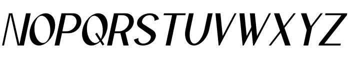 Alugara Italic Font UPPERCASE