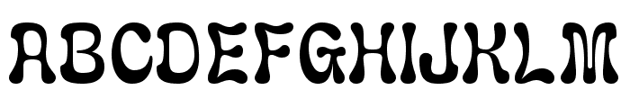 Alugu Regular Font UPPERCASE