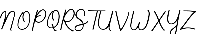 Aluria-Regular Font UPPERCASE
