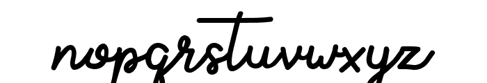 Aluria-Regular Font LOWERCASE