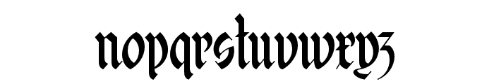 Aluvemskrew-Regular Font LOWERCASE