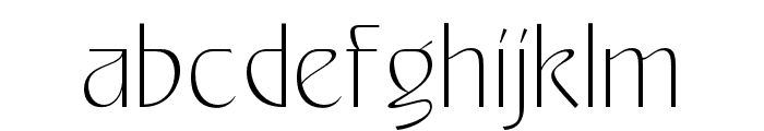 Alvarosa Light Font LOWERCASE