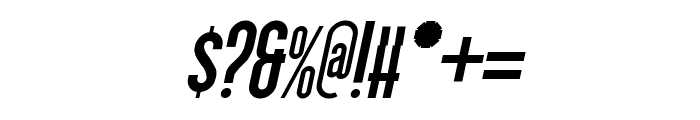 Alvia Italic Font OTHER CHARS