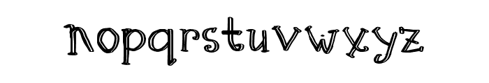 AlvinDuo-DaubleTail Font LOWERCASE
