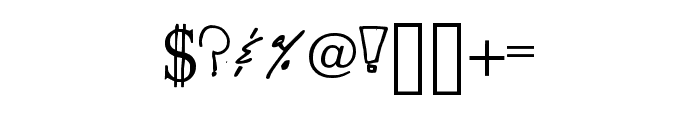 AlvinDuo-Regular Font OTHER CHARS