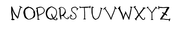 AlvinDuo-Regular Font UPPERCASE