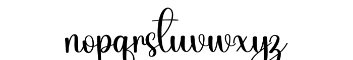Always Chubby Font LOWERCASE