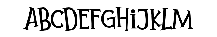 Always a Nightmare Font LOWERCASE
