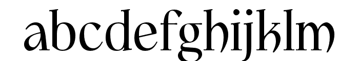 Alweron-Regular Font LOWERCASE