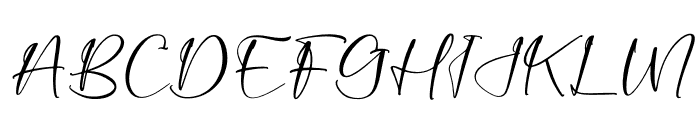 Alysha Mounty Italic Font UPPERCASE