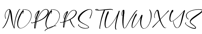 Alysha Mounty Italic Font UPPERCASE