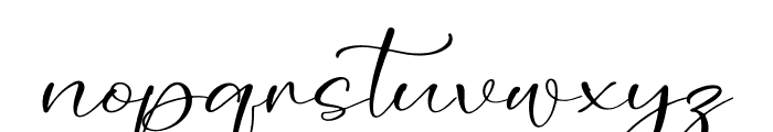 Alysha Mounty Italic Font LOWERCASE