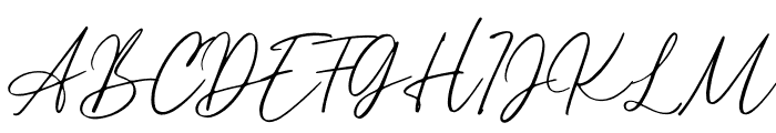 Alyson Signature Font UPPERCASE