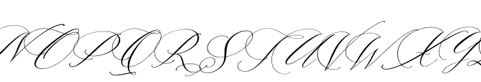 Alysthia Italic Font UPPERCASE