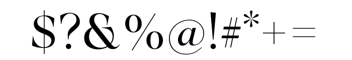 Amabella-Regular Font OTHER CHARS