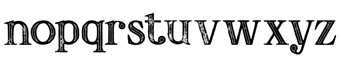 Amadeust Inline Grunge Font LOWERCASE