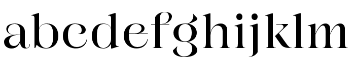 Amaline-Regular Font LOWERCASE