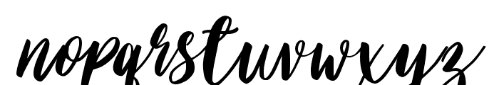 Amallia-Italic Font LOWERCASE