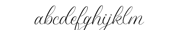 Amanda Calligraphy Font LOWERCASE