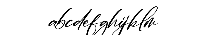 Amanitha Italic Font LOWERCASE