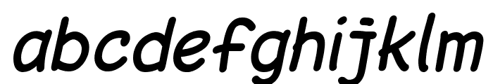 AmarillReg Italic Font LOWERCASE