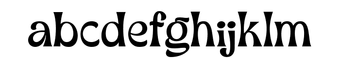 Amarillo Regular Font LOWERCASE