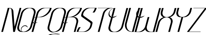 Amarta Italic Font UPPERCASE