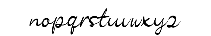 Amaryllis Script Regular Font LOWERCASE